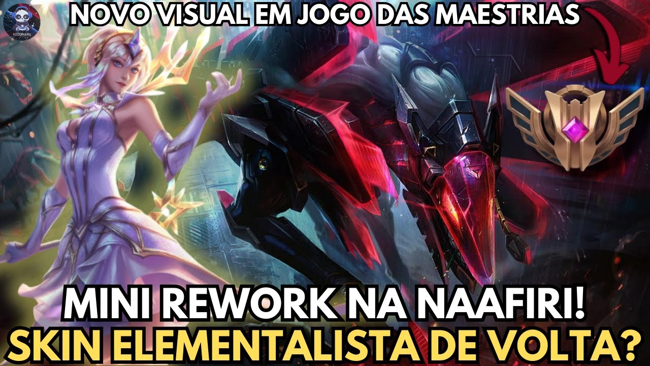 TUDO SOBRE REWORK NA NAAFIRI, VISUAL DAS MAESTRIAS! VAZOU NOVAS SKINS ...