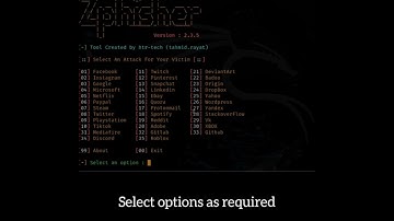 How To Make Phishing Pages Using Zphisher  #cybersecurity #coding #extremehacking