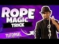 Easy Rope Magic Trick Revealed (Rope Through Neck Tutorial)