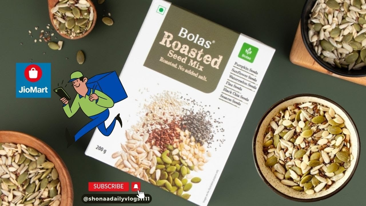 Just Rs. 169/- Review of Mix Roasted Seeds from JioMart | Healthy Snacking!