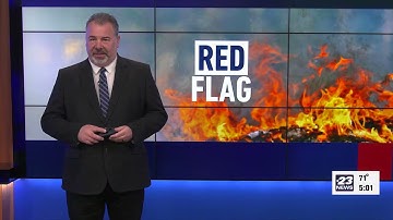 Red Flag Warning: Windy weather poses high fire danger