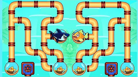 save the fish 🐠🐠🐠 game fishdom pull the pin level android gameplay 21