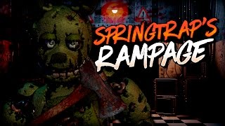 SPRINGTRAP'S RAMPAGE - Five Nights at Freddy's Fan Made | iTownGamePlay