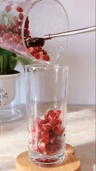 Cara membuat minuman buah delima