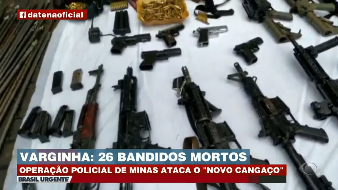OPERAÇÃO EM VARGINHA: 26 BANDIDOS MORTOS