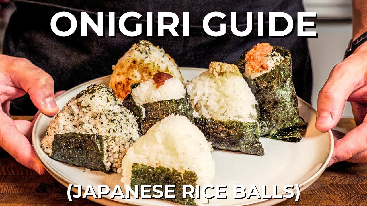 Onigiri 4 Levels: From Plain to Fried Chicken