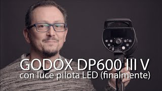 Flash GODOX DP600 III V  Finalmente con la luce pilota LED !
