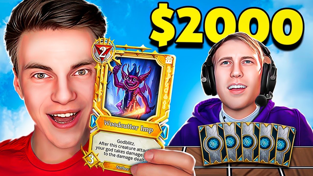 Can a BUDGET Deck Beat a $2000 Gods Unchained Deck? - Budget AgroWar VS Pro Control Deception