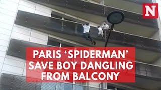 Download Lagu Paris ‘Spiderman’ Scales Building To Save Dangling Boy MP3