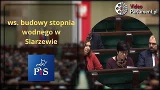 PiS - ws. budowy stopnia wodnego w Siarzewie - YouTube