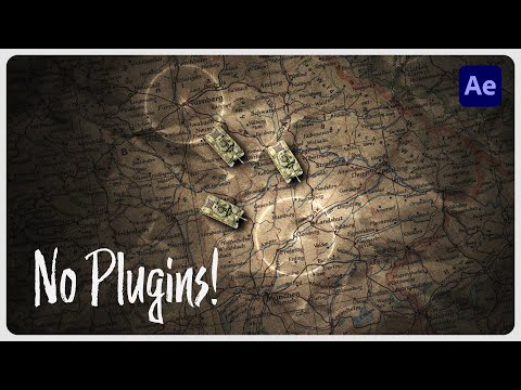 Animate a Map in Adobe After Effects (without Plugins)