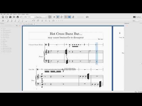 hot cross buns except it's terrible and made me fail music theory