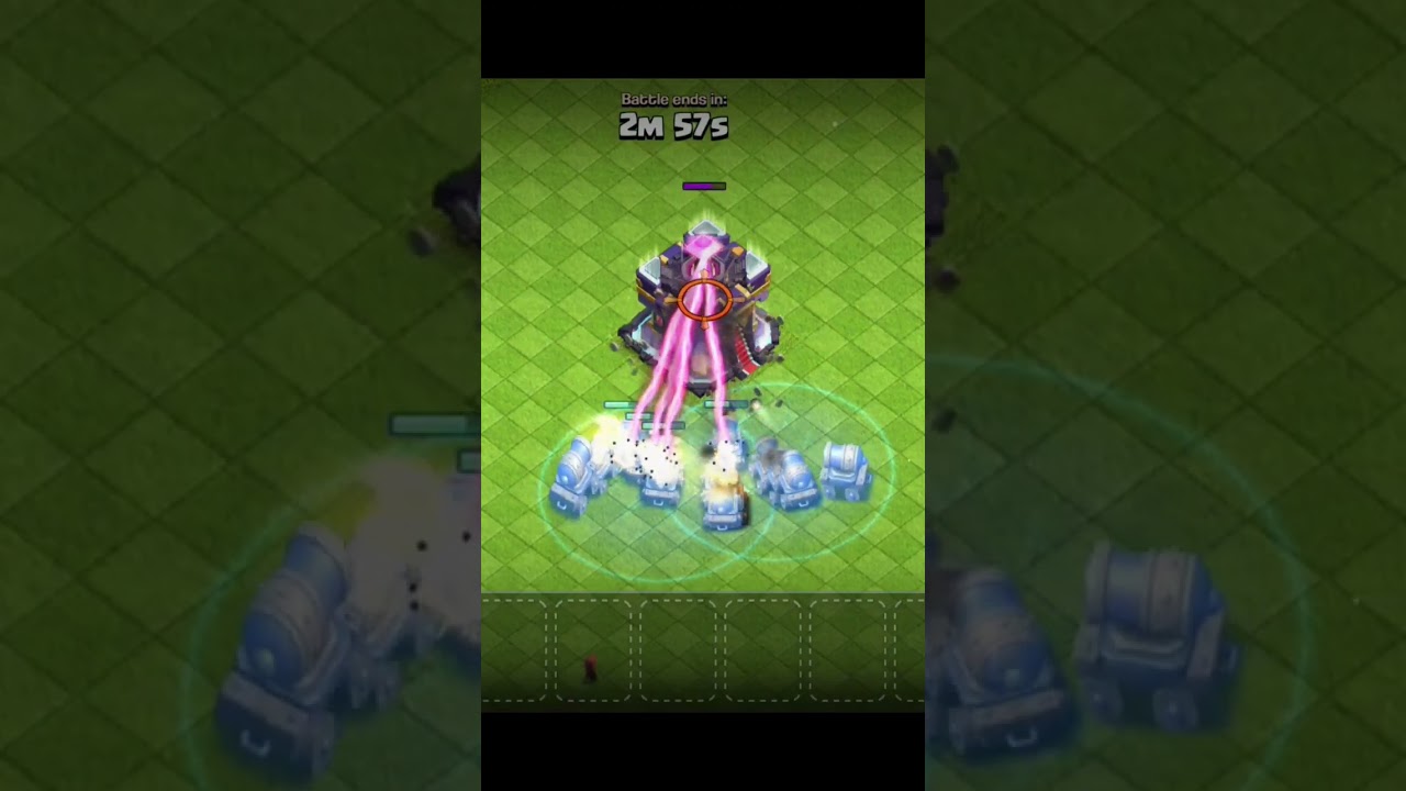 Canon Cart and Clone Spell Vs Th15. Clash of clans. 
