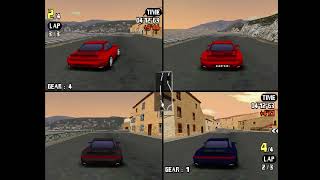 Need for Speed: Porsche Unleashed split screen 4 players screenshot 5
