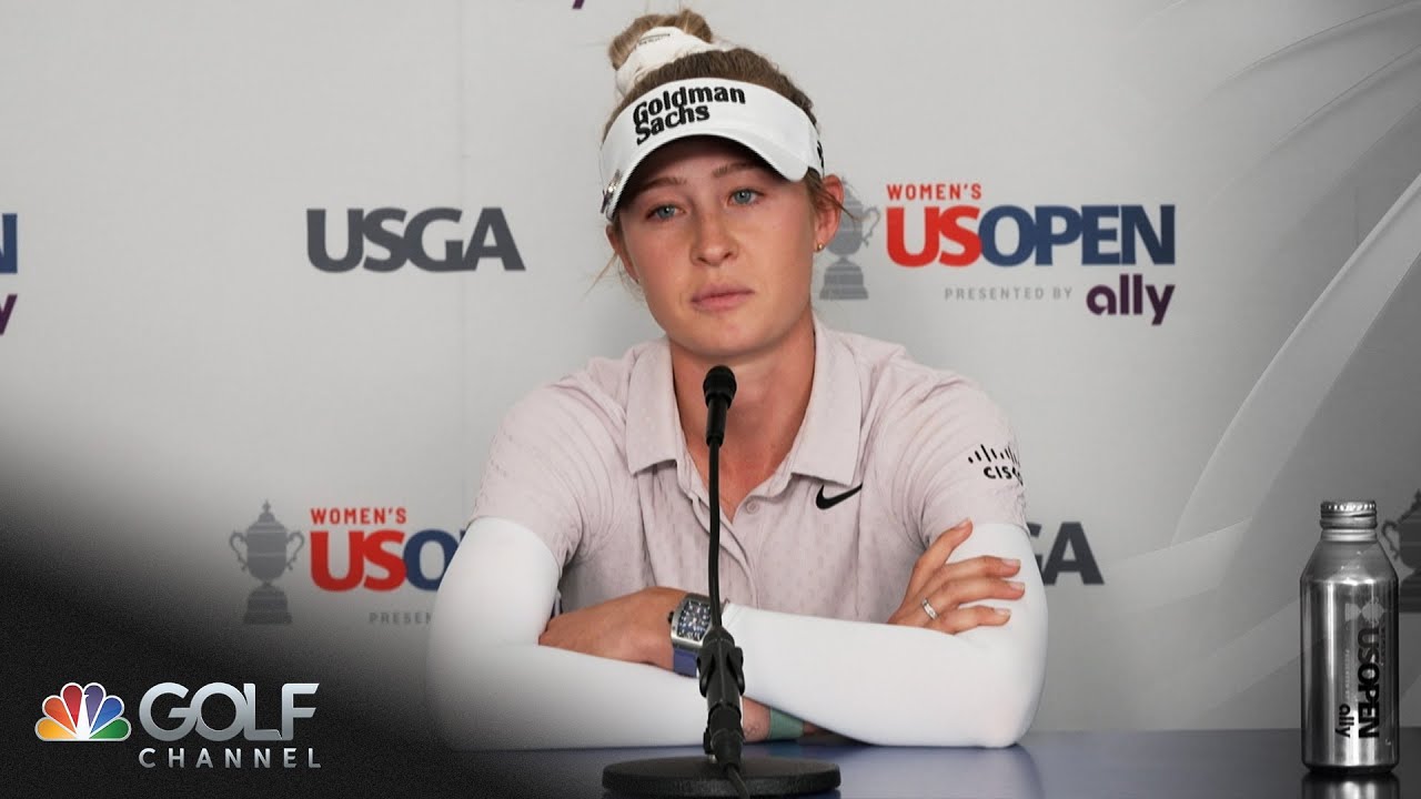 Nelly Korda reflects on 'bad day' in Round 1 of U.S. Women's Open | Golf  Channel - YouTube