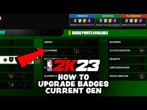 NBA 2K23 MyCareer - How To Upgrade Badges (Current Gen)