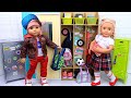 Doll Friends fun story about school routine - PLAY DOLLS