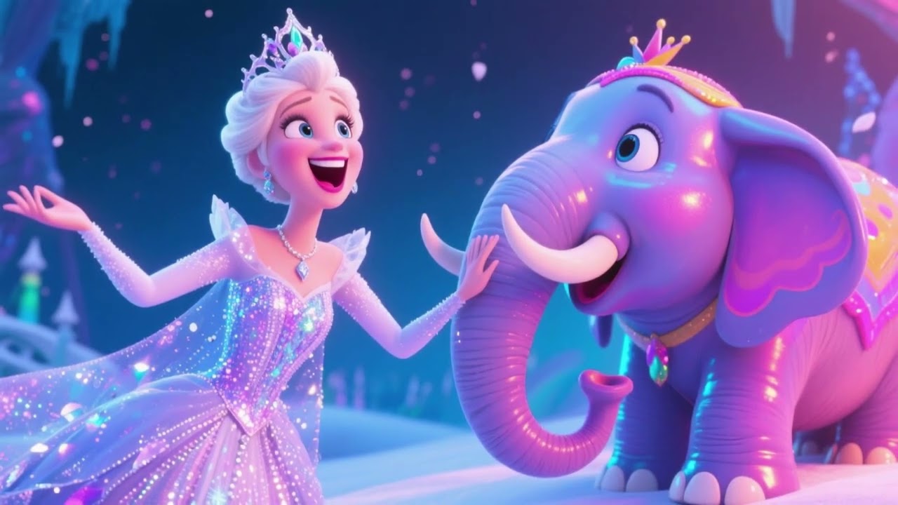 Хихикайте во весь голос! 😂❄️ Эльза и забавный слон 🐘 | Веселье для детей