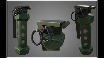 quick modeling - Stun grenade part 1