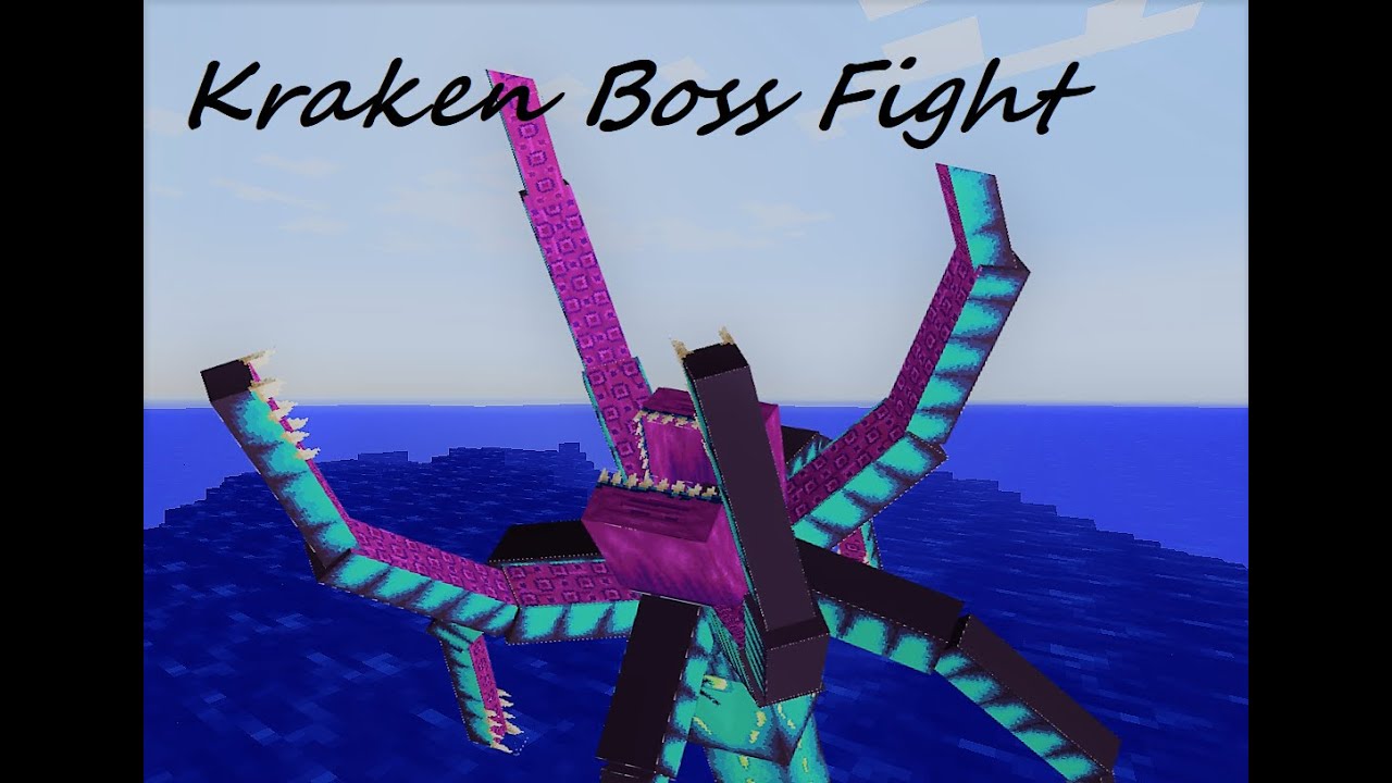 KRAKEN boss FIGHT I Pirates and Looters Mod YouTube
