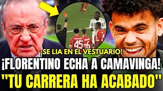total Scandal Florentino Goes Down To The Locker Room And Sends Camavinga Out After The Defeat 