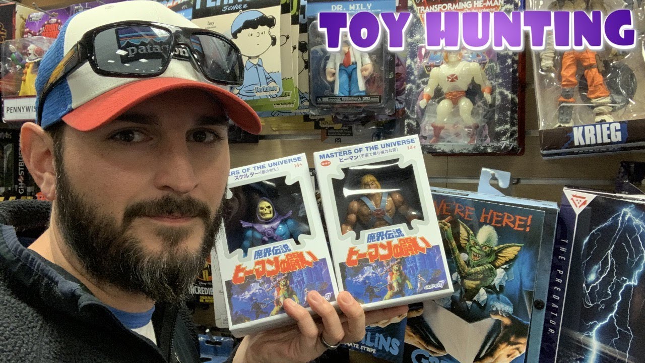 Toy Hunting MOTU, NECA, Vintage Toys