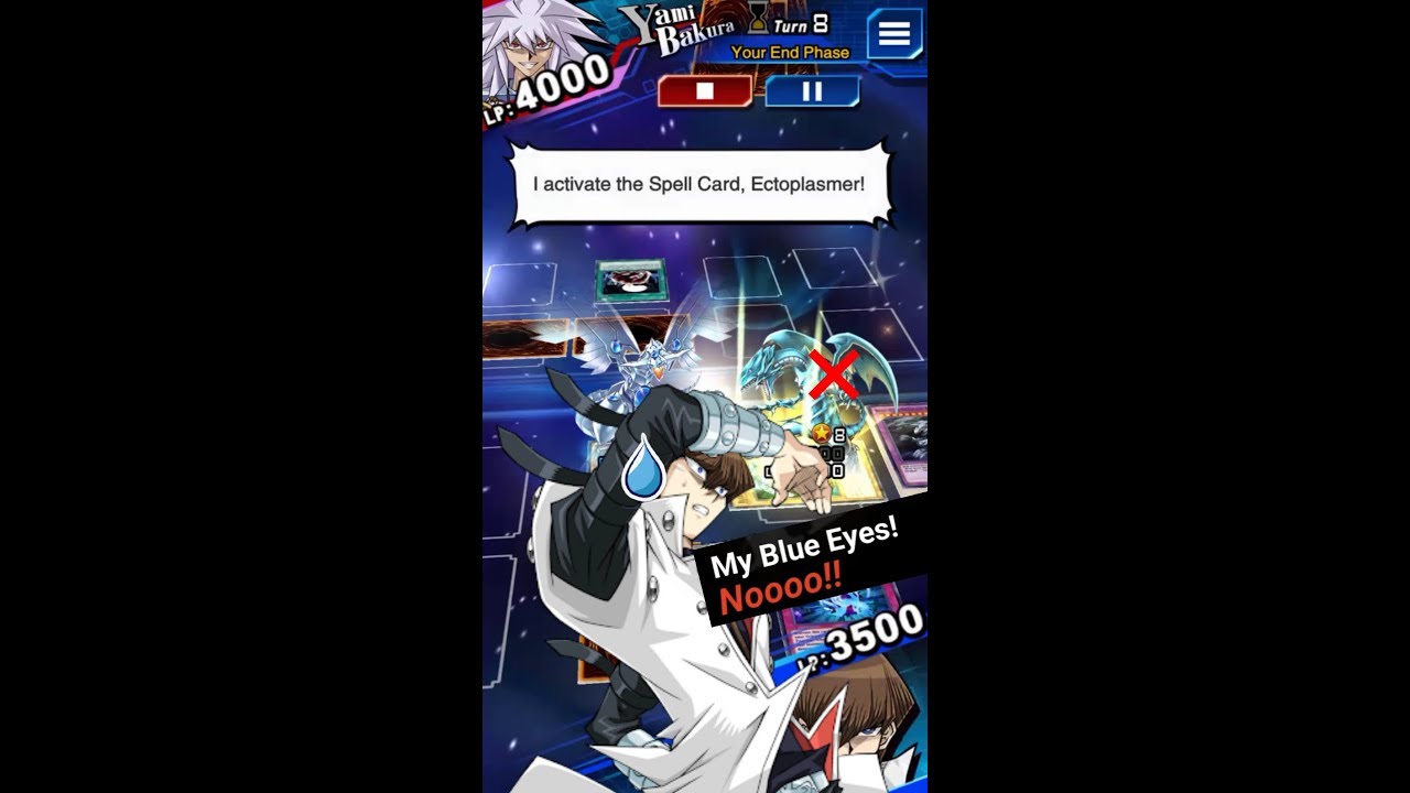 Yugioh Duel Links - Blue Eyes Shining Dragon and Ectoplasmer?