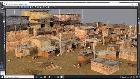 3DsMax Tutorials, Learn 3D Modeling a Low Poly Colony Houses from Scratch in 3dsmax (Part 16)
