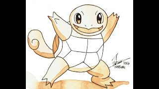 How to Draw Squirtle A Dredfunn Tutorial