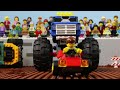 LEGO City Vehicles STOP MOTION LEGO Monster Trucks, Go-Kart, Police Cars | Billy Bricks Compilations