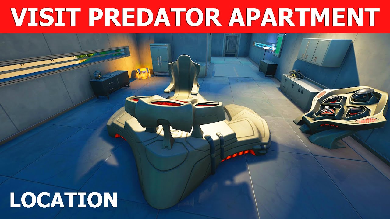 Visit Predator's Apartment in Hunter's Heaven as Predator! LOCATION - Fortnite Jungle Hunter