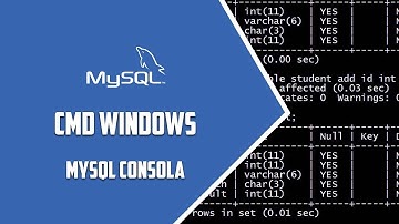 MYSQL Consola –  Conectar BBDD usando CMD Windows – Video 59