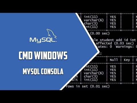 MYSQL Consola –  Conectar BBDD usando CMD Windows – Video 59