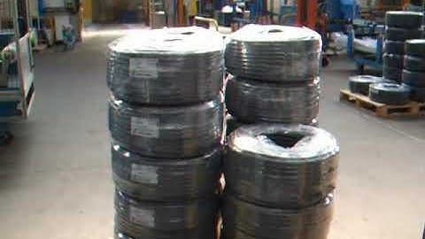 Automatic hose winding and wrapping packing machine