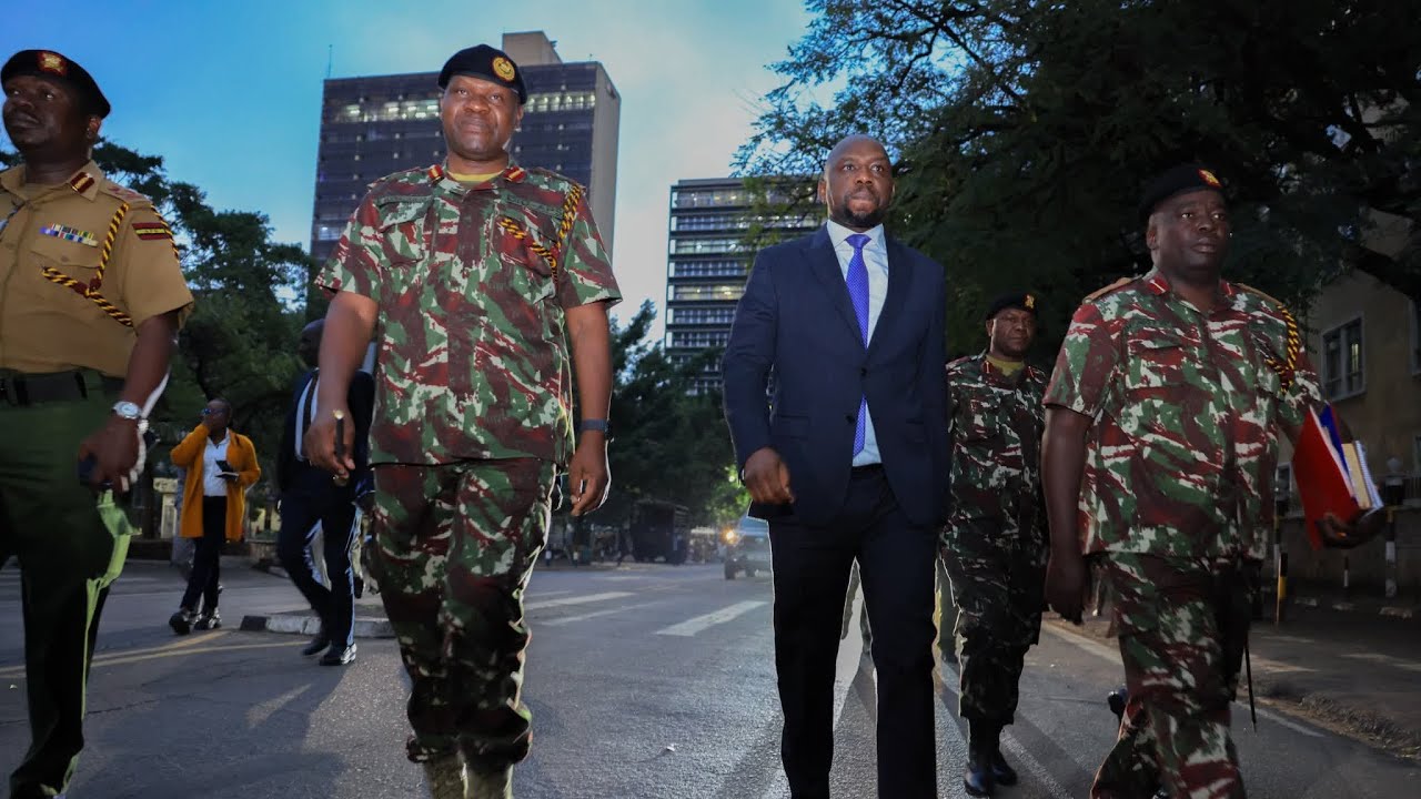 Watch Interior CS Murkomen, Top Police Chiefs Start Day Early - YouTube