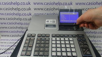How To Save Sales Data To SD Card Casio SR-S500 / PCR-T540 / SR-S820 Cash Register