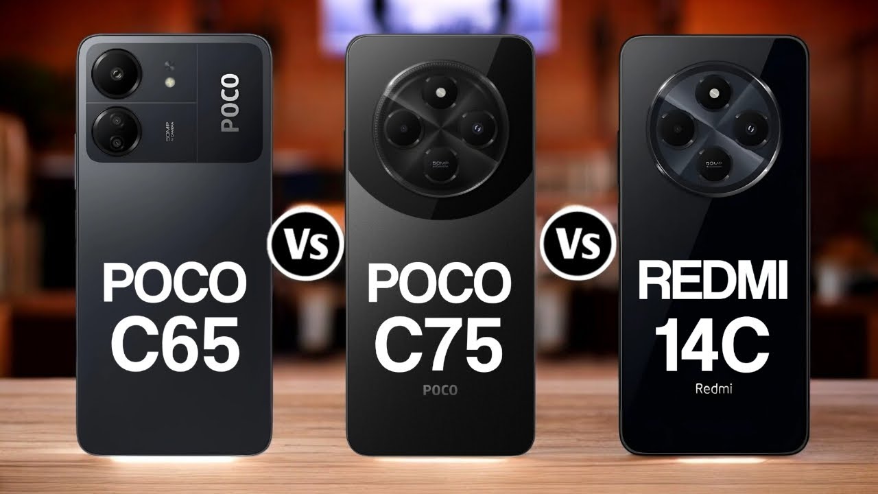 Poco C65 Vs Poco C75 Vs Redmii 14C - YouTube