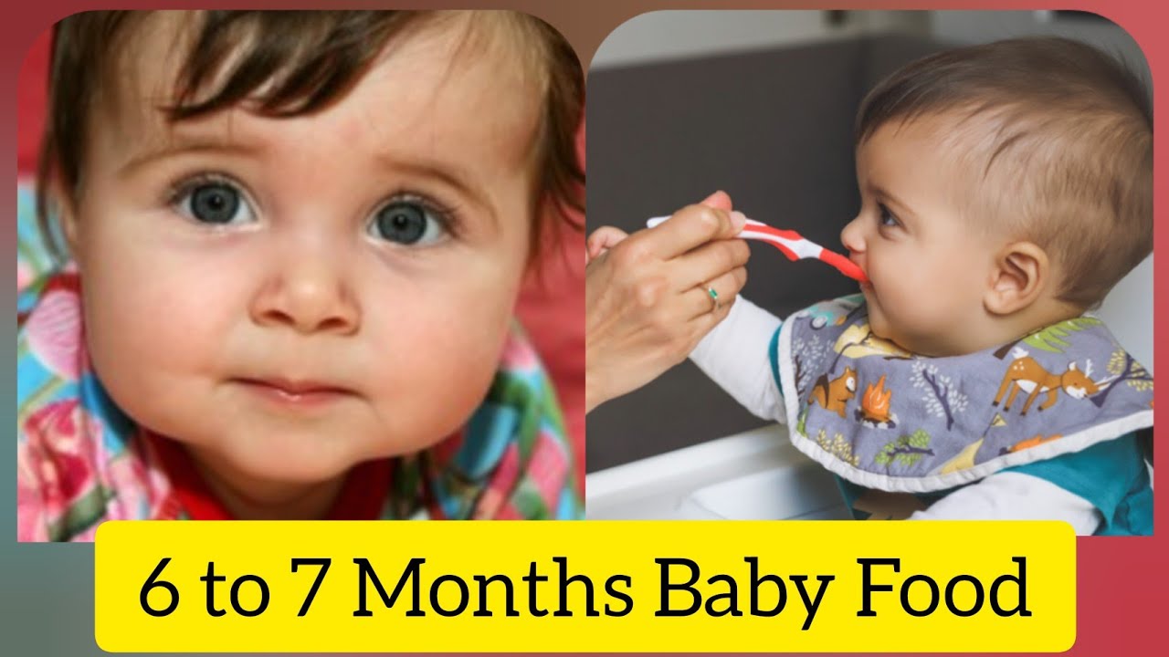 6 To 7 Month Baby Food 6 To 7 Weight 