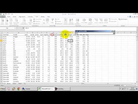 Rank and Percentile