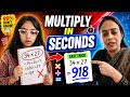 Multiply short Trick|Easy math |short trick #maths#mistakes#easy learning #smiles and Sums with Neha