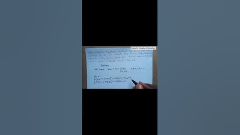 Click ☝▶️for full video: Numerical Analysis - Newton-Raphson Method