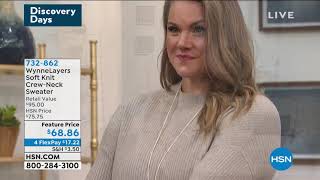 WynneLayers Soft Knit CrewNeck Sweater screenshot 4