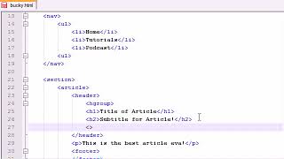 HTML5 Tutorial   4   Adding the Meat! Details