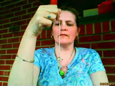 How to use a pendulum Lesson 1.wmv - YouTube