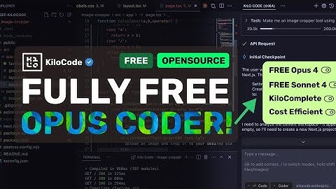 KiloCode + Fully FREE Opus 4 & Sonnet 4: This is CRAZY GOOD!