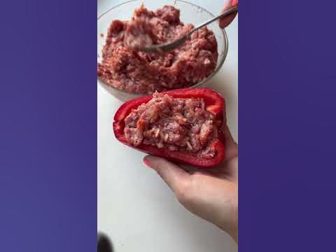 Перец фаршированный 🌶 - YouTube