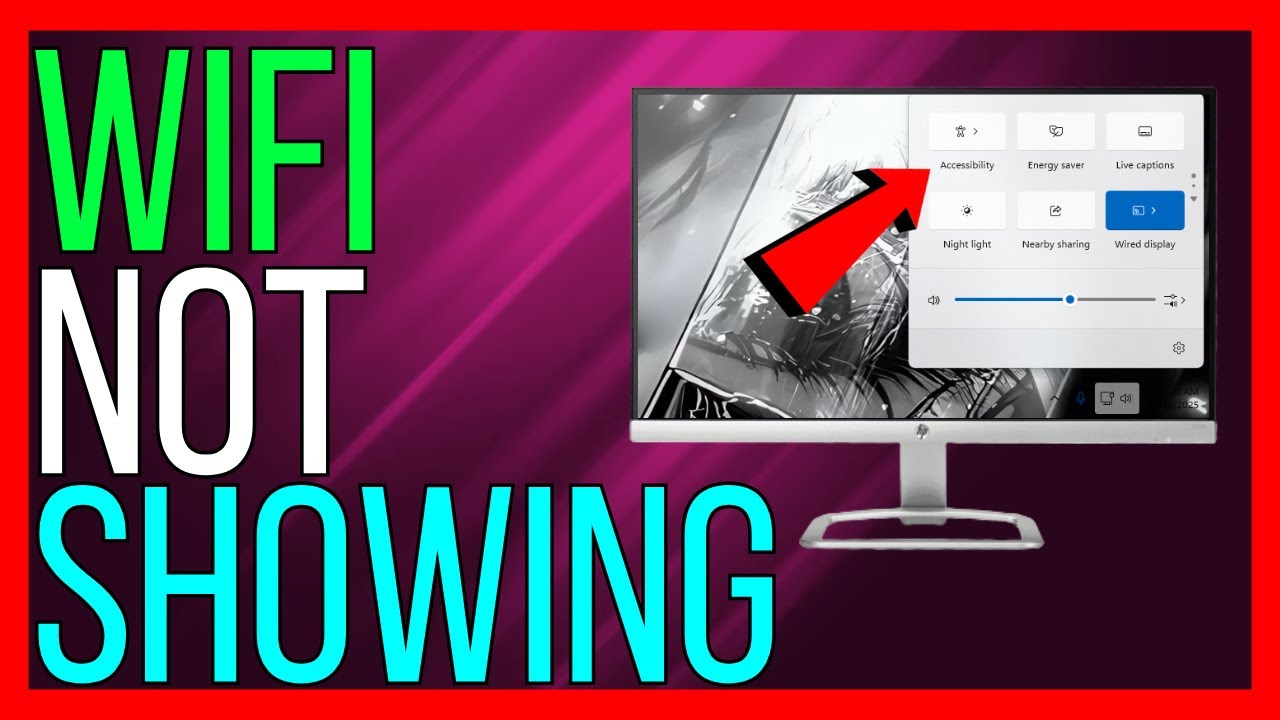 How to FIX WiFi Not Showing Up on Windows 11 Laptop (2025 METHOD) - YouTube
