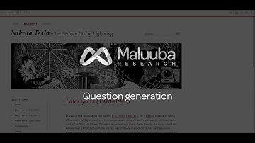 Maluuba - Question Generation