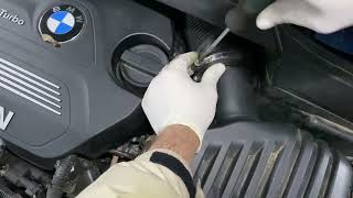 : BMW 2 F45 ACTIVE TOURER BATTERY REPLACEMENT CHANGE 2ER BATTERIE WECHSELN HOW TO CHANGE LOCATION