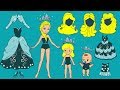 PAPER DOLLS 👸 MOTHER DAUGHTER LITTLE SISTER DRESS NEW COLLECTION OF CLOTHES AND ACCESSORIES